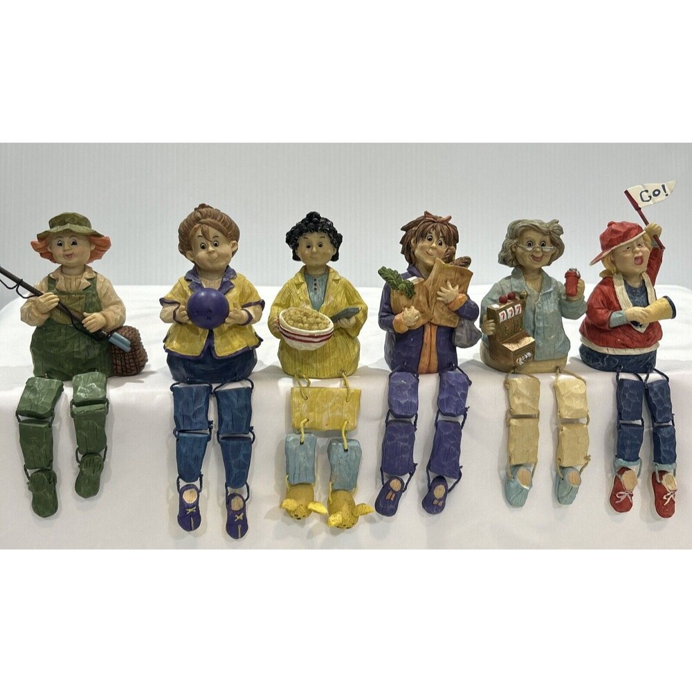 Shelf Sitters Enjoying Life Figurines WMG 2003 Women Lot of 6